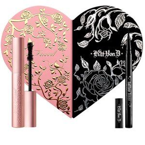 NEW! Ultimate Eye Collection Set TOO FACED x KAT VON D Better Together w Mascara